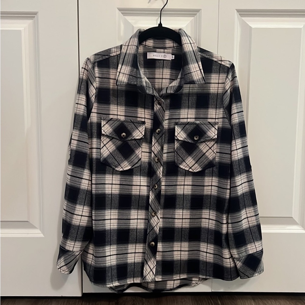 Billy T Swift Plaid Shirt size Small